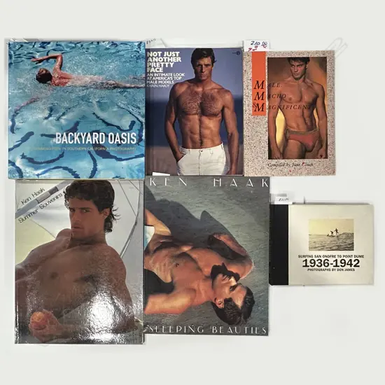 SIX MALE NUDE PUBLICATIONS